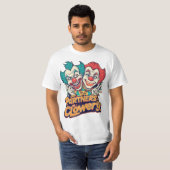 Partners in Clowery (Funny Clown Pun) T-shirt (Voorkant volledig)