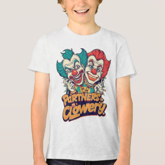 Partners in Clowery (Funny Clown Pun) Tri-Blend Shirt