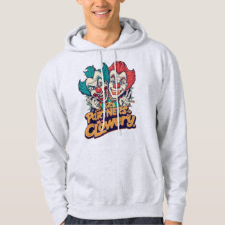 Partners in Clowery (Grappige Clownspelling) Hoodie