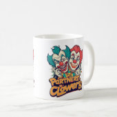Partners in Clowery (Grappige Clownspelling) Koffiemok (Voorkant rechts)
