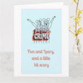 Partners in Crime, Bestie Funny Galantine's Kaart (Gele Bloem)