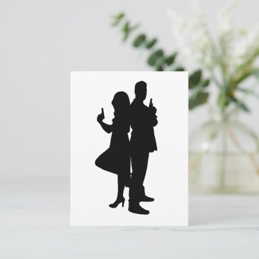 PARTNERS IN CRIME BRIEFKAART (Staand voorkant)