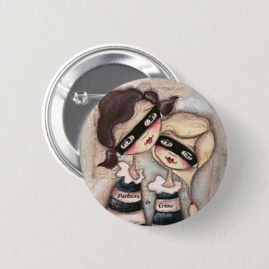 Partners in criminaliteit - Button (Voorkant /achterkant)