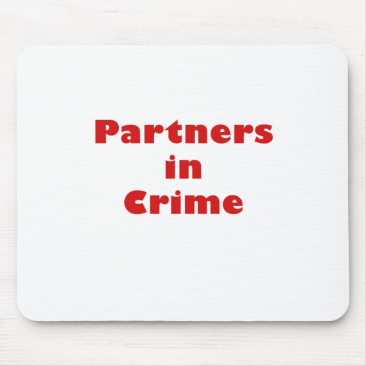 Partners in criminaliteit muismat (Voorkant)