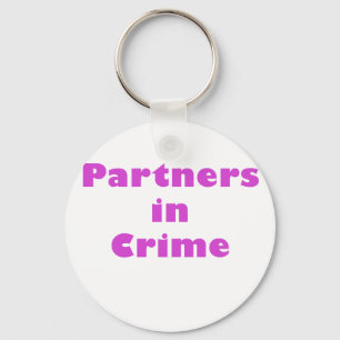 Partners in criminaliteit sleutelhanger