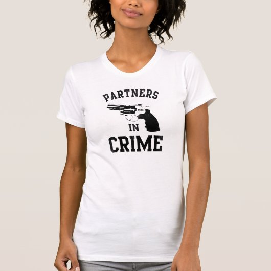 Partners in criminaliteit t-shirt (Voorkant)