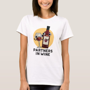 Partners in de Drink Wine Funny T-shirt
