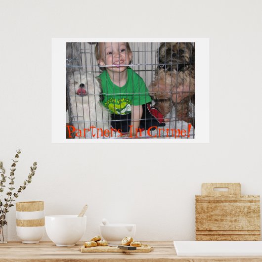 Partners in misdaad! poster (Keuken)