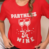 Partners in wijn t-shirt