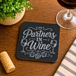 Partners in Wine Bier Onderzetter
