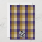 Partners om opa chique winter bruiloft douche te z kaart (Achterkant)