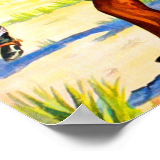 Partners op het Poster Afdrukken Trail Movie (Hoek)