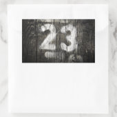 partners rechthoekige sticker (Tas)