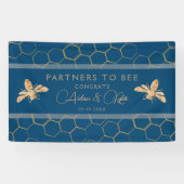 Partners voor de Indische en Honeycomb Wedde Showe Spandoek (Horizontaal)