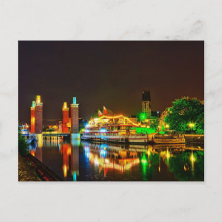 Partnerschap 's nachts briefkaart