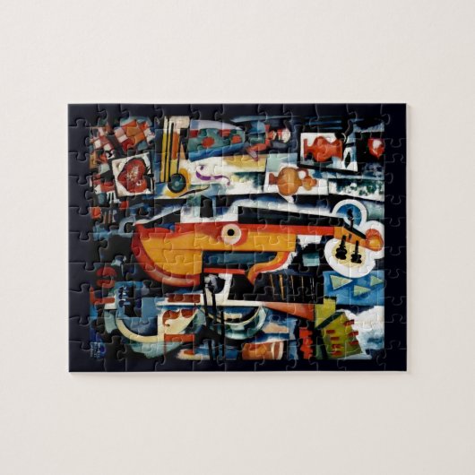 Parto da viola Bom Ménage ~1916 ~ Cubism Legpuzzel (Horizontaal)