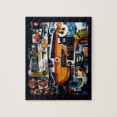 Parto da viola Bom Ménage ~1916 ~ Cubism Legpuzzel (Verticaal)