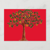 Partridge 2 in een Briefkaart met perenbomen (Voorkant)