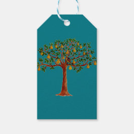 Partridge 2 in een Pear Tree Gift Labels Cadeaulabel