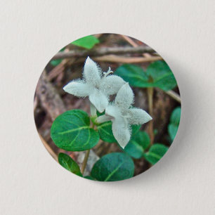Partridge Berry Wildflower Ronde Button 5,7 Cm