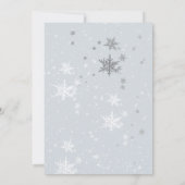 Partridge Chickadee Kerstmisscène Kaart (Achterkant)