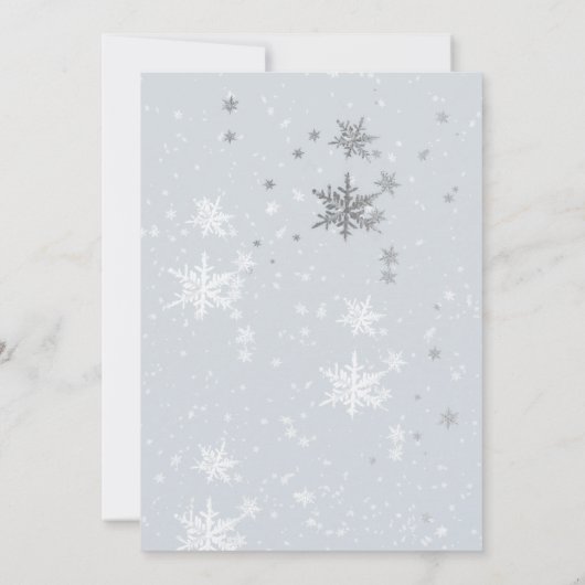 Partridge Chickadee Kerstmisscène Kaart (Achterkant)