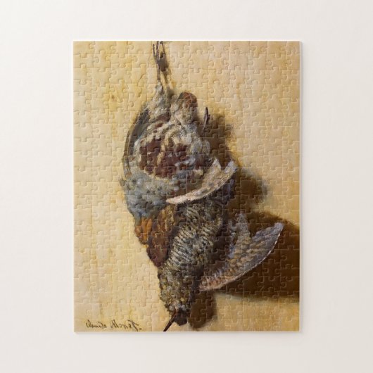 Partridge en Woodcock Monet Fine Art Legpuzzel (Verticaal)