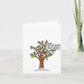 Partridge In A Pear Tree, Christmas Carol Singing Kaart (Voorkant)