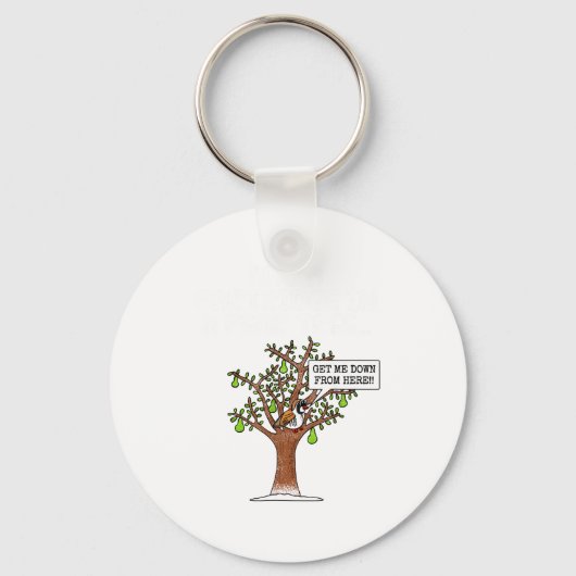 Partridge In A Pear Tree, Christmas Carol Singing  Sleutelhanger (Voorkant)