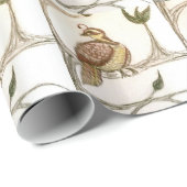 Partridge in een groene peer boom cadeaupapier (Rol Hoek)