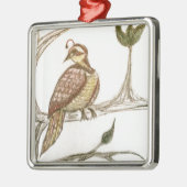 Partridge in een groene peer boom metalen ornament (Links)