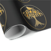 Partridge in een peerboom-goud cadeaupapier (Rol Hoek)