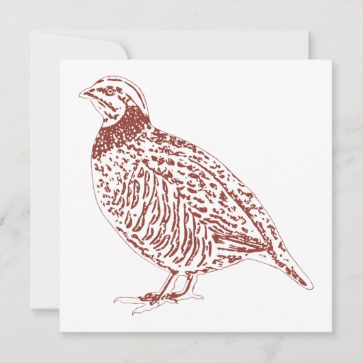 Partridge Notecards Notitiekaartje (Voorkant)