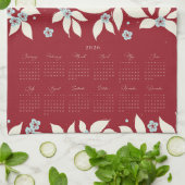 Partridge Pear Tree 2026 Calendar - Cream Theedoek (Gevouwen)