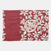 Partridge Pear Tree 2026 Calendar - Cream Theedoek (Horizontaal)