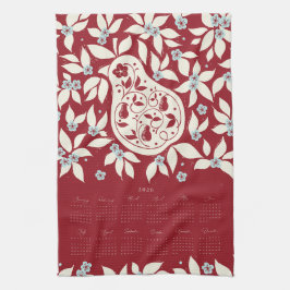 Partridge Pear Tree 2026 Calendar - Cream Theedoek