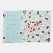 Partridge Pear Tree 2026 Calendar Theedoek (Horizontaal)