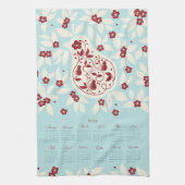 Partridge Pear Tree 2026 Calendar Theedoek (Verticaal)