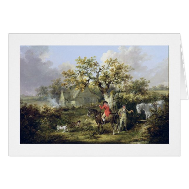 Partridge Shooting (olie op canvas) (Voorkant Horizontaal)