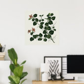 Partridgeberry Poster (Thuiskantoor)