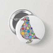 Partridgefamilie Ronde Button 5,7 Cm (Voorkant /achterkant)