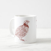 Partridges Koffiemok (Voorkant links)