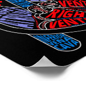 Parts Of Heart Anatomical Heart Gift For Cardiolog Poster (Hoek)