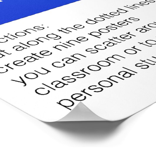 Parts of Speech Poster (Hoek)