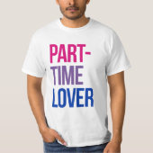 parttime-lover t-shirt (Voorkant)