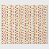 parttimewrapppapier cadeaupapier (Vlak)