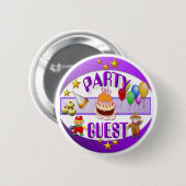 Partuy Guest ~ Button (Voorkant /achterkant)