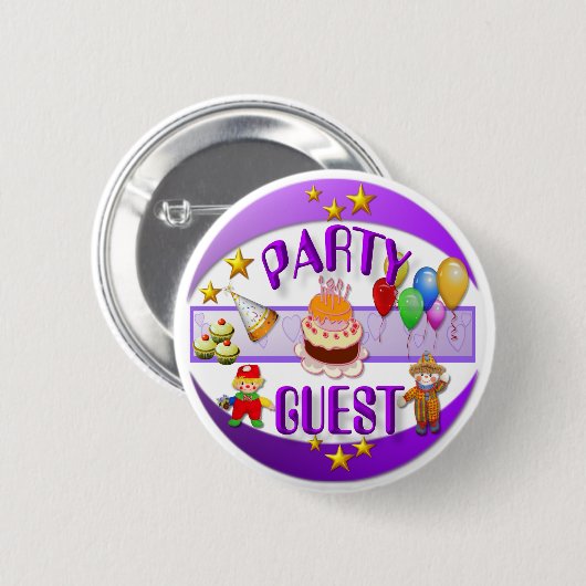 Partuy Guest ~ Button (Voorkant /achterkant)