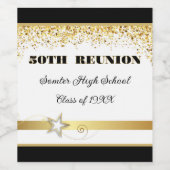 Party! 50th Class Reunion custom Wijn Etiket (Enkel label)