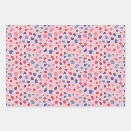 party abstract design inpakpapier vel (Voorkant 3)